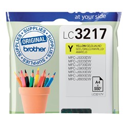 LC-3217 | 1x Geel | Origineel | Cartridges voor Brother