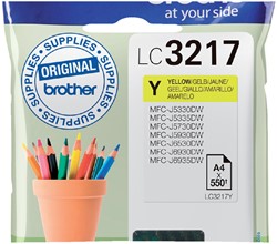 LC-3217 | 1x Geel | Origineel | Cartridges voor Brother