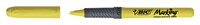Markeerstift Bic brite liner grip geel