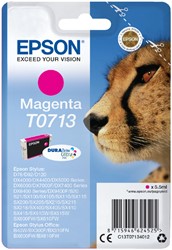 T0713 | 1x Magenta | Origineel | Cartridges voor Epson