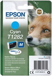 T1282 | 1x Cyaan | Origineel | Cartridges voor Epson