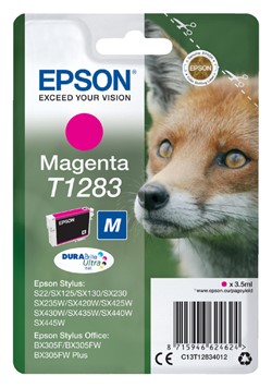 T1283 | 1x Magenta | Origineel | Cartridges voor Epson