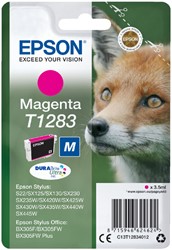 T1283 | 1x Magenta | Origineel | Cartridges voor Epson