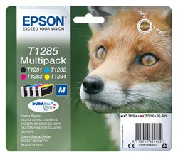 T1285 | 4 Pack | Origineel | Cartridges voor Epson