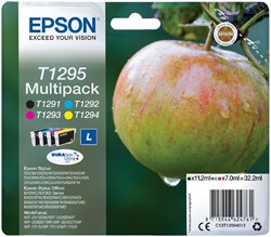 T1295 | 4 Pack | Origineel | Cartridges voor Epson
