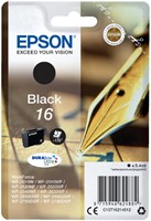 16 | 1x Zwart | Origineel | Cartridges voor Epson