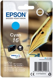 16 | 1x Cyaan | Origineel | Cartridges voor Epson