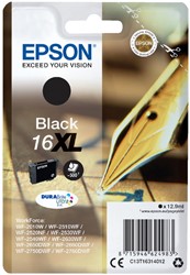 16 XL | 1x Zwart | Origineel | Cartridges voor Epson
