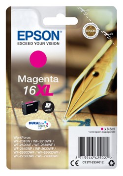 16 XL | 1x Magenta | Origineel | Cartridges voor Epson