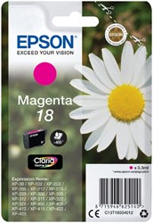18 | 1x Magenta | Origineel | Cartridges voor Epson
