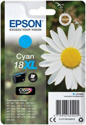 18 XL | 1x Cyaan | Origineel | Cartridges voor Epson