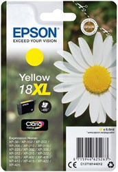 18 XL | 1x Geel | Origineel | Cartridges voor Epson