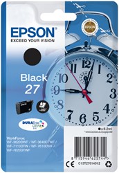 27 | 1x Zwart | Origineel | Cartridges voor Epson