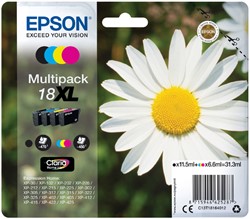 18 XL | 4 Pack | Origineel | Cartridges voor Epson