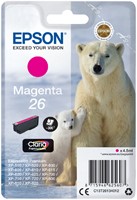 26 | 1x Magenta | Origineel | Cartridges voor Epson