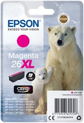 26 XL | 1x Magenta | Origineel | Cartridges voor Epson