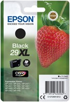 29 XL | 1x Zwart | Origineel | Cartridges voor Epson