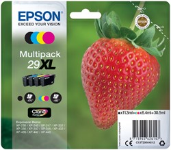29 XL | 4 Pack | Origineel | Cartridges voor Epson