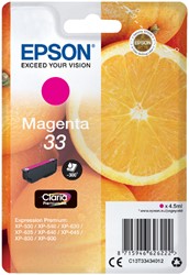 33 | 1x Magenta | Origineel | Cartridges voor Epson