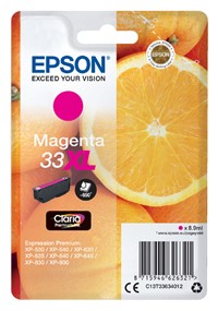 33 XL | 1x Magenta | Origineel | Cartridges voor Epson