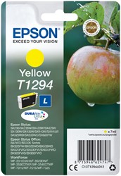 T1294 | 1x Geel | Origineel | Cartridges voor Epson