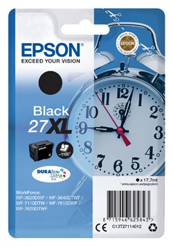 27 XL | 1x Zwart | Origineel | Cartridges voor Epson