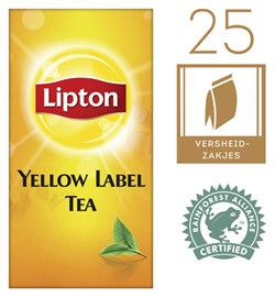 Thee Lipton yellow label 25x1.5gr