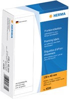 Frankeeretiket HERMA 4330 130x40mm 500stuks