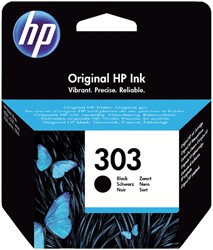 303 | 1x Zwart | Origineel | Cartridges voor HP
