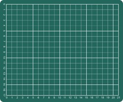 Snijmat A5 230x190mm groen
