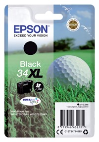 34 XL | 1x Zwart | Origineel | Cartridges voor Epson