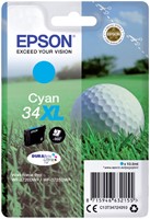 34 XL | 1x Cyaan | Origineel | Cartridges voor Epson