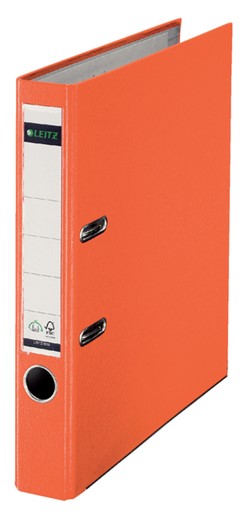 Ordner Leitz 1015 180° 50mm PP A4 oranje