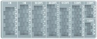 Muntinzetbak Pavo 275x110x20mm grijs