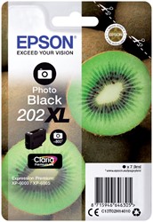 202 XL | 1x Foto Zwart | Origineel | Cartridges voor Epson