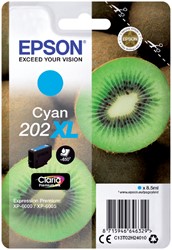 202 XL | 1x Cyaan | Origineel | Cartridges voor Epson