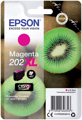 202 XL | 1x Magenta | Origineel | Cartridges voor Epson