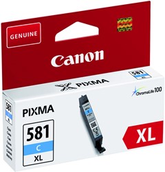 CLI-581 XL | 1x Cyaan | Origineel | Cartridges voor Canon