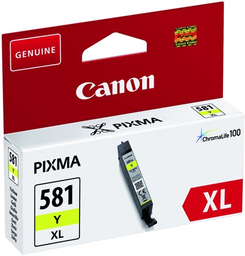 CLI-581 XL | 1x Geel | Origineel | Cartridges voor Canon