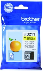 LC-3211 | 1x Geel | Origineel | Cartridges voor Brother