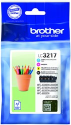 LC-3217 | 4 Pack | Origineel | Cartridges voor Brother