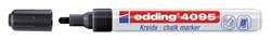 Krijtstift edding 4095 rond 2-3mm zwart
