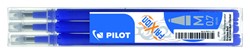 Rollerpenvulling PILOT friXion medium blauw set à 3 stuks