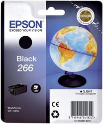 T266 | 1x Zwart | Origineel | Cartridges voor Epson