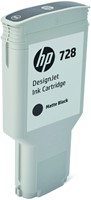 728 | 1x Mat Zwart  | Origineel | Cartridges voor HP