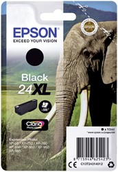 24 XL | 1x Zwart | Origineel | Cartridges voor Epson