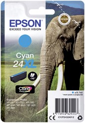24 XL | 1x Cyaan | Origineel | Cartridges voor Epson