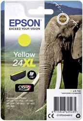 24 XL | 1x Geel | Origineel | Cartridges voor Epson