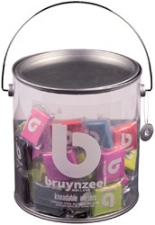 Kneedgum Bruynzeel Teens blik à 120 stuks assorti