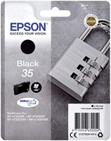 35 | 1x Zwart | Origineel | Cartridges voor Epson